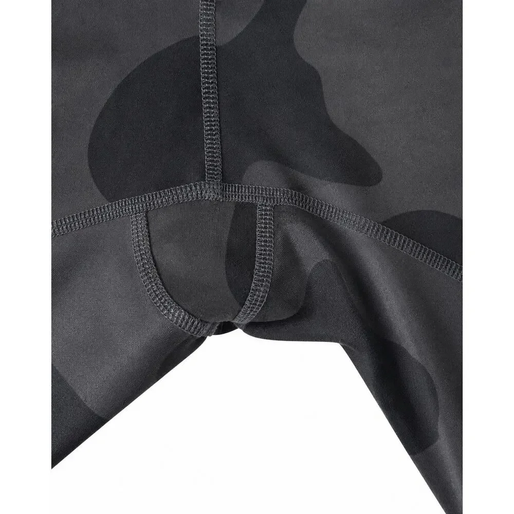Alo Yoga Airbrush Capri Leggings Women’s Size Not Marked Black Camo Pilatescore